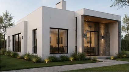 Modelo 3 — vivienda de 128 m²