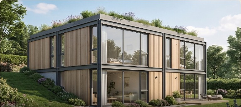Vivienda modular en steel frame